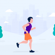 running-illustration